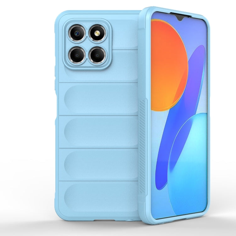 For Honor 8X 5G Magic Shield TPU + Flannel Phone Case
