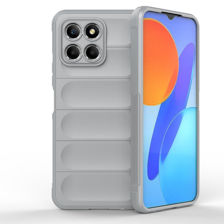 For Honor 8X 5G Magic Shield TPU + Flannel Phone Case