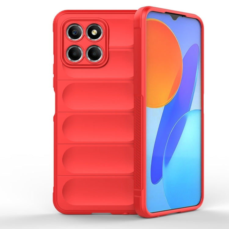 For Honor 8X 5G Magic Shield TPU + Flannel Phone Case