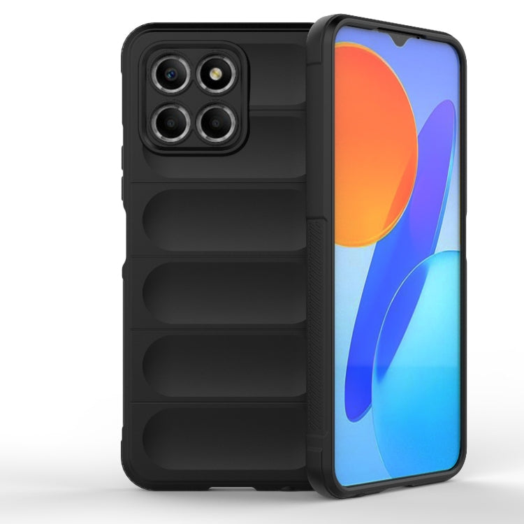 For Honor 8X 5G Magic Shield TPU + Flannel Phone Case