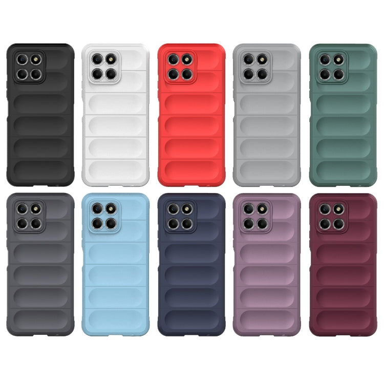 For Honor 8X 5G Magic Shield TPU + Flannel Phone Case