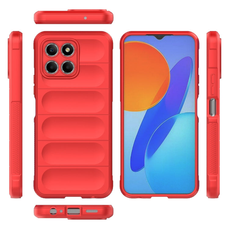 For Honor 8X 5G Magic Shield TPU + Flannel Phone Case