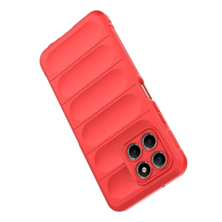 For Honor 8X 5G Magic Shield TPU + Flannel Phone Case
