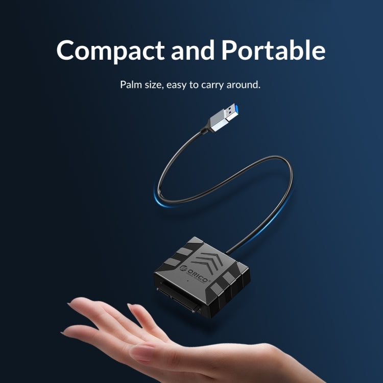 ORICO UTS1 USB 3.0 2.5-inch SATA HDD Adapter with Silicone Case, Cable Length:1m