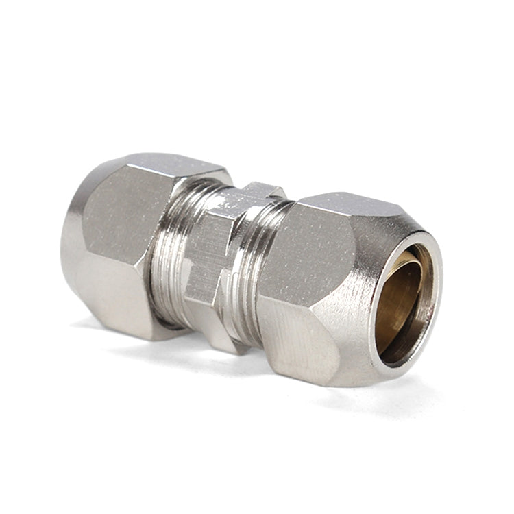 KT-PU-8 LAIZE 10pcs Nickel Plated Copper Straight Pneumatic Quick Fitting Copper Pipe Connector