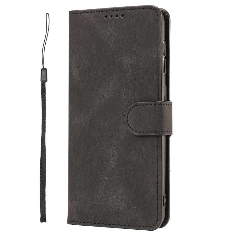 For Samsung Galaxy A14 5G Fantasy Classic Skin-feel Calfskin Texture PU Phone Case