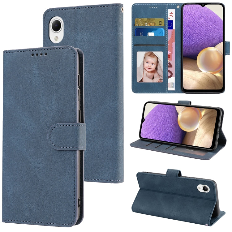 For Samsung Galaxy A23e/A22e/A23S/A23 5G Japan Fantasy Classic Skin-feel Calfskin Texture PU Phone Case