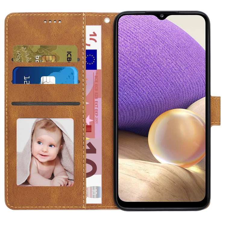 For Samsung Galaxy A23e/A22e/A23S/A23 5G Japan Fantasy Classic Skin-feel Calfskin Texture PU Phone Case