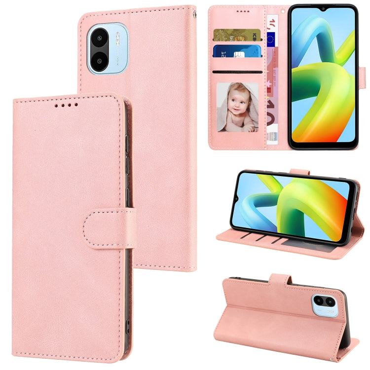 For Xiaomi Redmi A1 Fantasy Classic Skin-feel Calfskin Texture PU Phone Case