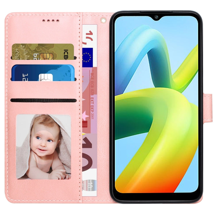 For Xiaomi Redmi A1 Fantasy Classic Skin-feel Calfskin Texture PU Phone Case