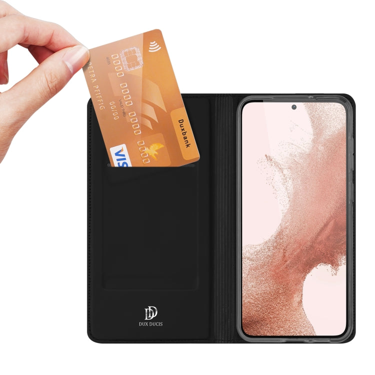 For Samsung Galaxy S23+ 5G DUX DUCIS Skin Pro Series Flip Leather Phone Case
