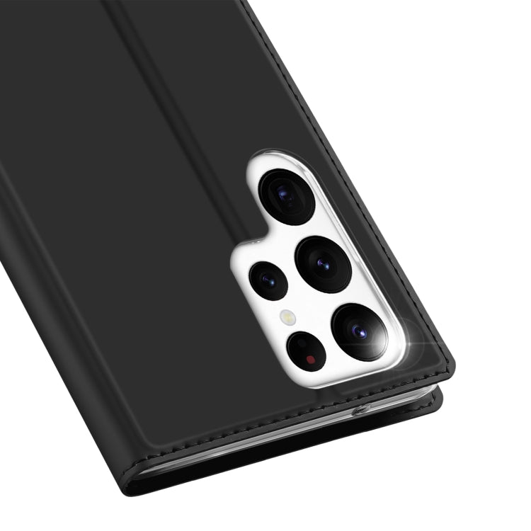 For Samsung Galaxy S23 Ultra 5G DUX DUCIS Skin Pro Series Flip Leather Phone Case