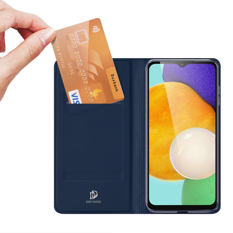 For Samsung Galaxy A14 5G DUX DUCIS Skin Pro Series Flip Leather Phone Case