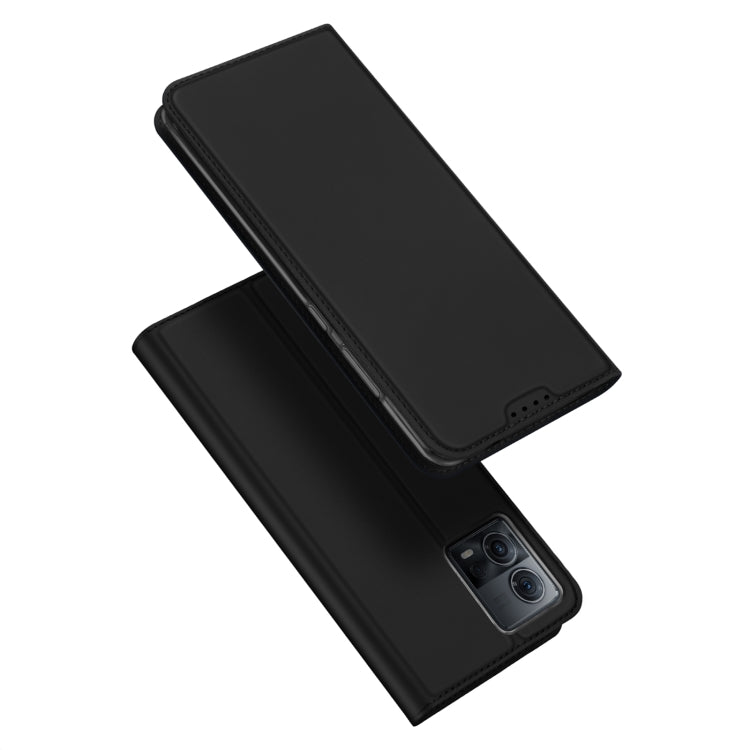 For Motorola Edge 30 Fusion DUX DUCIS Skin Pro Series Flip Leather Phone Case