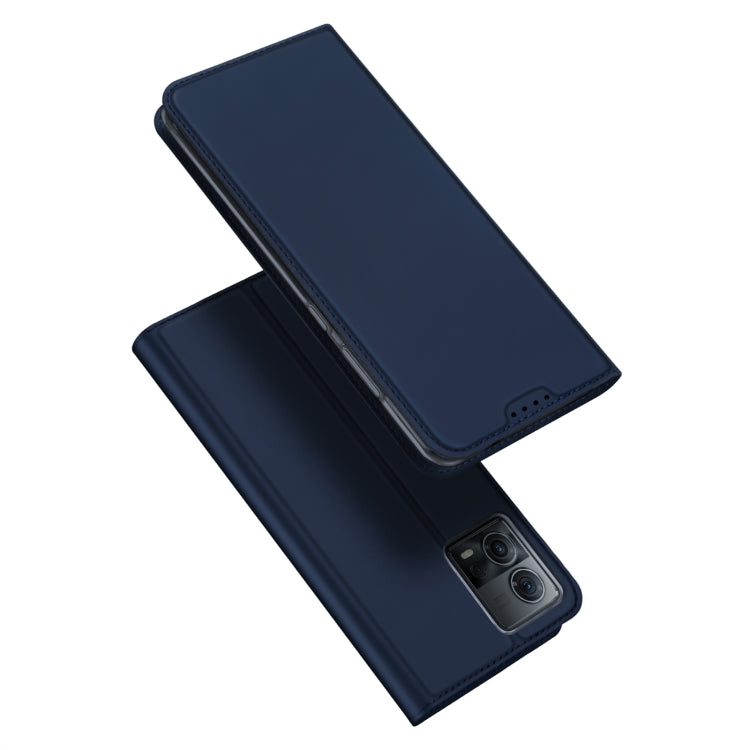 For Motorola Edge 30 Fusion DUX DUCIS Skin Pro Series Flip Leather Phone Case