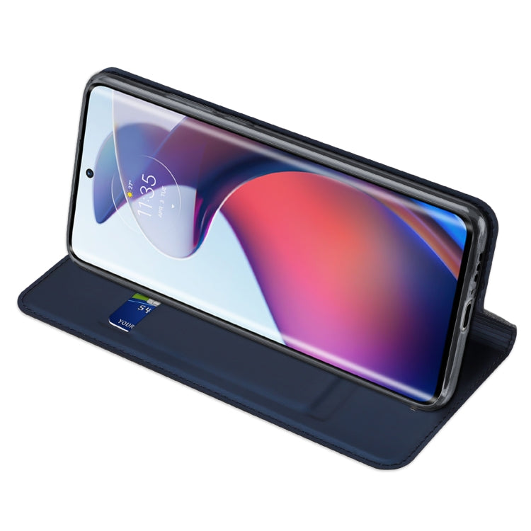 For Motorola Edge 30 Fusion DUX DUCIS Skin Pro Series Flip Leather Phone Case