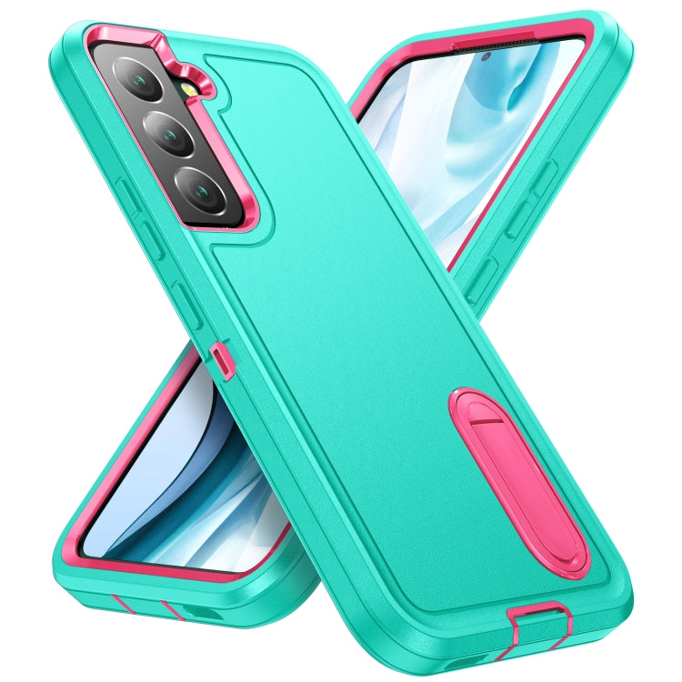 For Samsung Galaxy S23 5G 3 in 1 Rugged Holder Phone Case