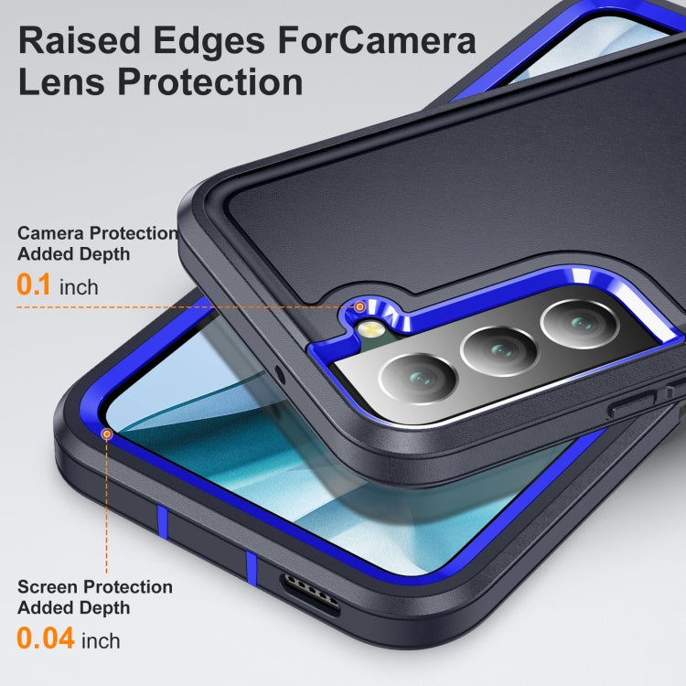 For Samsung Galaxy S23 5G 3 in 1 Rugged Holder Phone Case