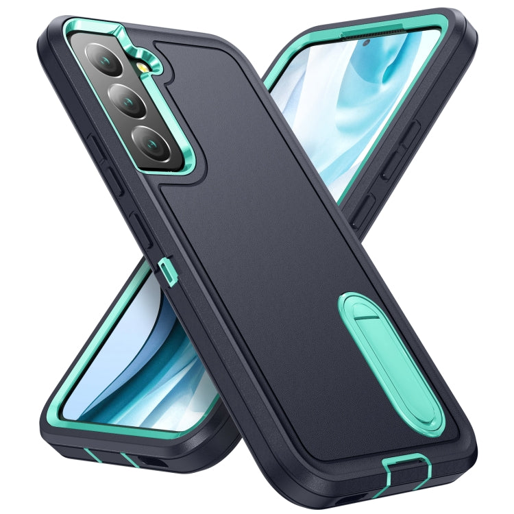 For Samsung Galaxy S23 5G 3 in 1 Rugged Holder Phone Case