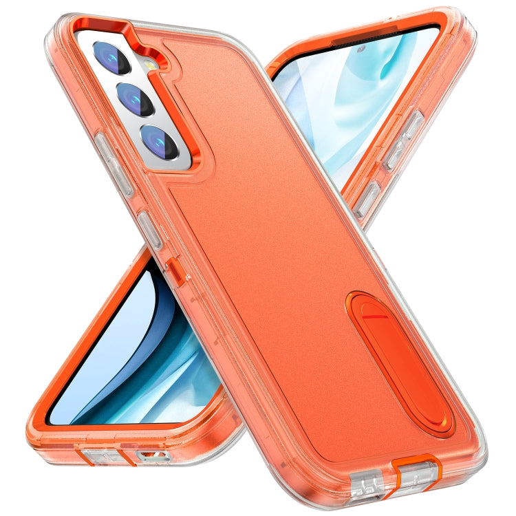 For Samsung Galaxy S23 5G 3 in 1 Rugged Holder Phone Case