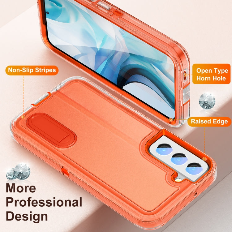 For Samsung Galaxy S23 5G 3 in 1 Rugged Holder Phone Case