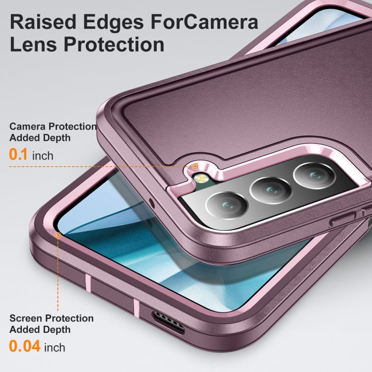 For Samsung Galaxy S23 5G 3 in 1 Rugged Holder Phone Case