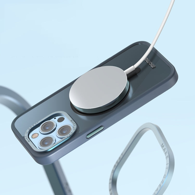 For iPhone 14 Plus MOMAX Magsafe PC + TPU + Metal Phone Case