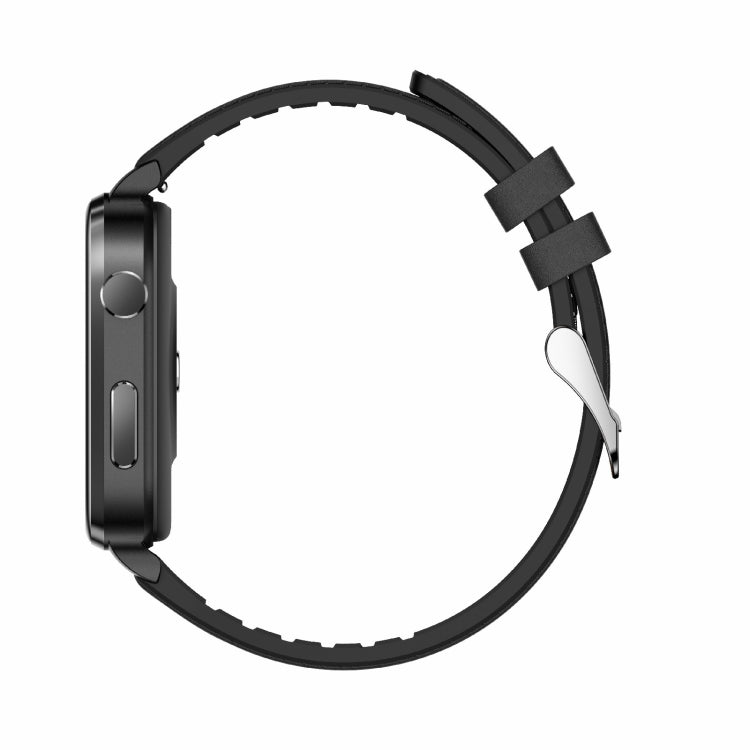 F100 1.7 inch HD Square Screen Leather Strap Smart Watch Supports Body Temperature Monitoring/Blood Oxygen Monitoring