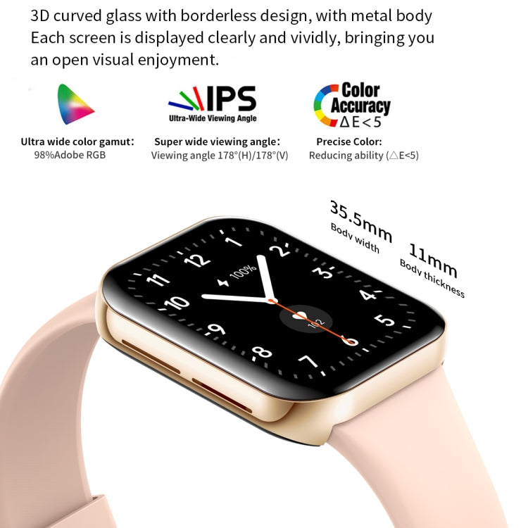 L29 1.85 inch TFT Square Screen Smart Watch Supports Heart Rate Monitoring/Blood Oxygen Monitoring