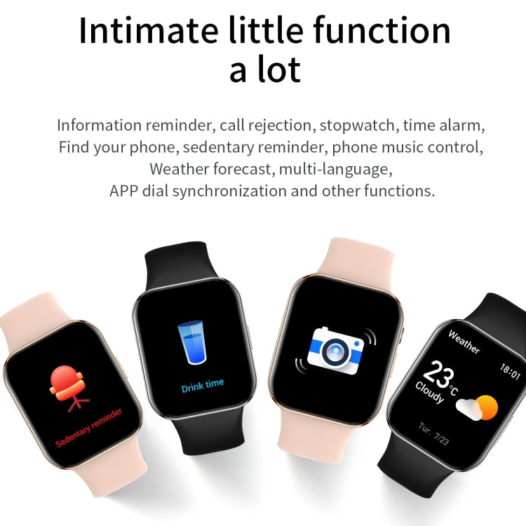 L29 1.85 inch TFT Square Screen Smart Watch Supports Heart Rate Monitoring/Blood Oxygen Monitoring