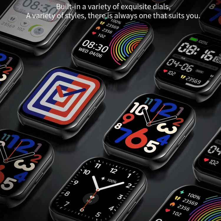 L29 1.85 inch TFT Square Screen Smart Watch Supports Heart Rate Monitoring/Blood Oxygen Monitoring