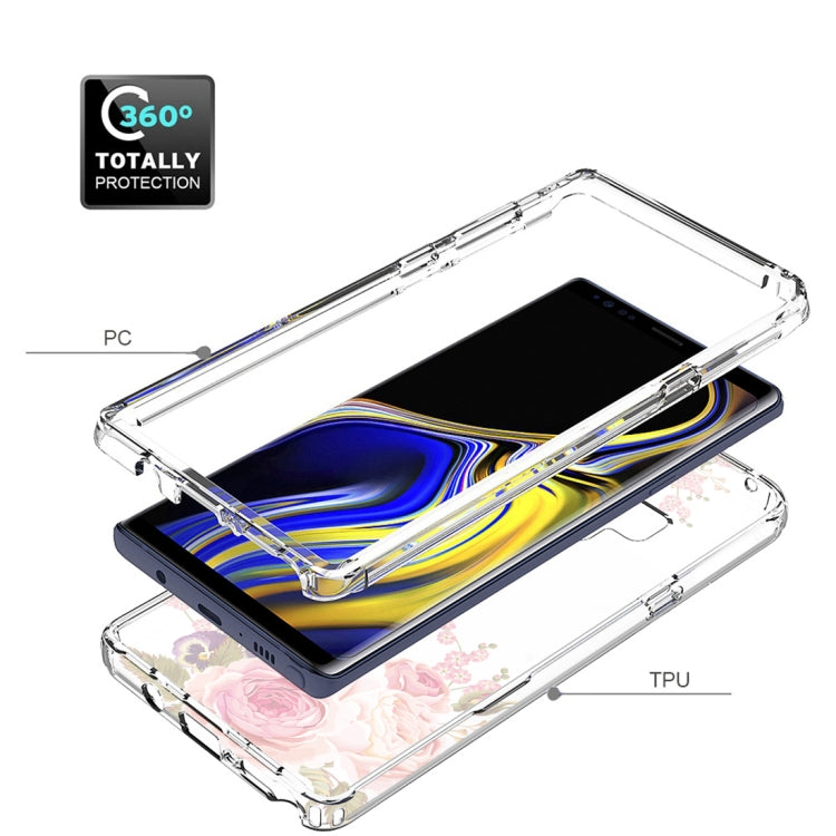 For Samsung Galaxy Note9 Transparent Painted Phone Case