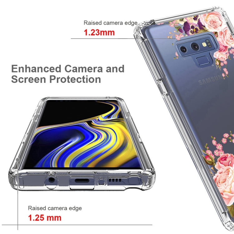 For Samsung Galaxy Note9 Transparent Painted Phone Case
