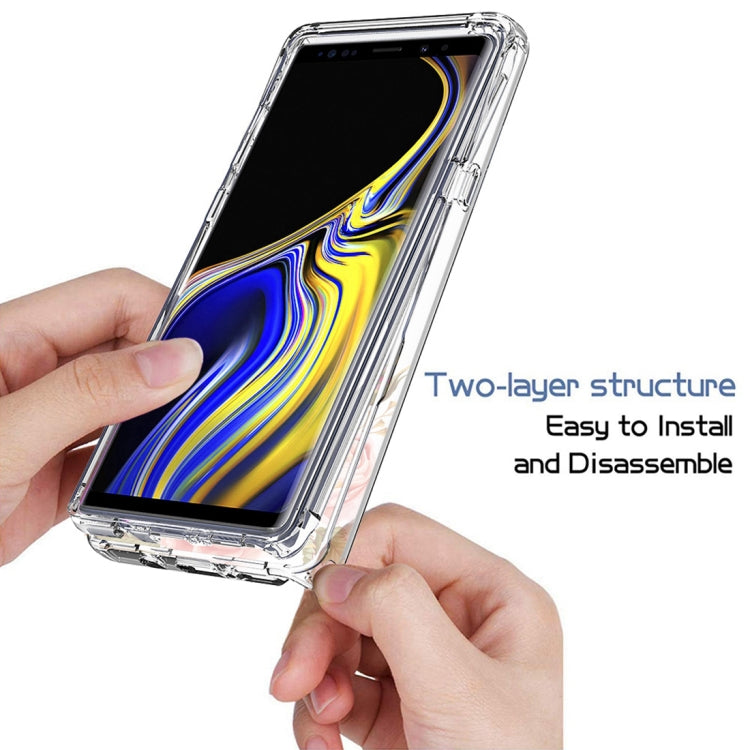 For Samsung Galaxy Note9 Transparent Painted Phone Case