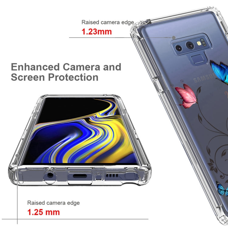 For Samsung Galaxy Note9 Transparent Painted Phone Case