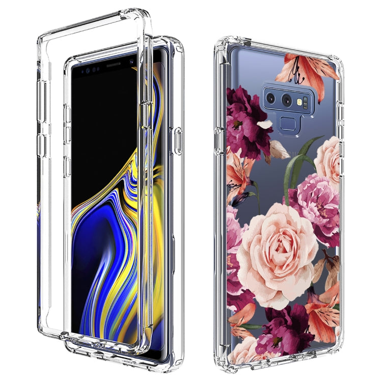 For Samsung Galaxy Note9 Transparent Painted Phone Case