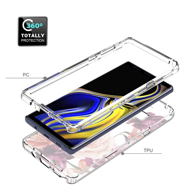 For Samsung Galaxy Note9 Transparent Painted Phone Case
