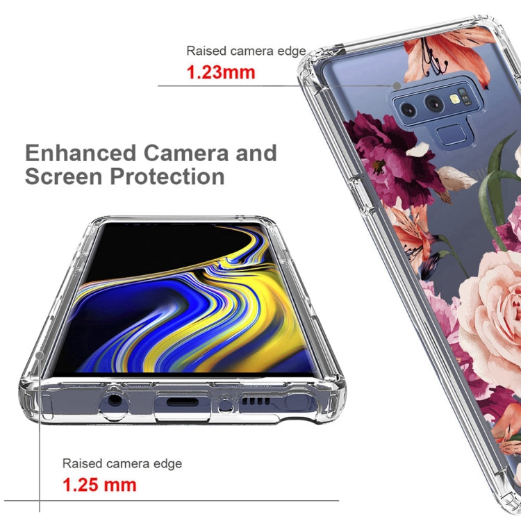 For Samsung Galaxy Note9 Transparent Painted Phone Case