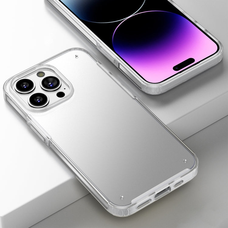 For iPhone 14 Pro Max Armor Frosted Phone Case