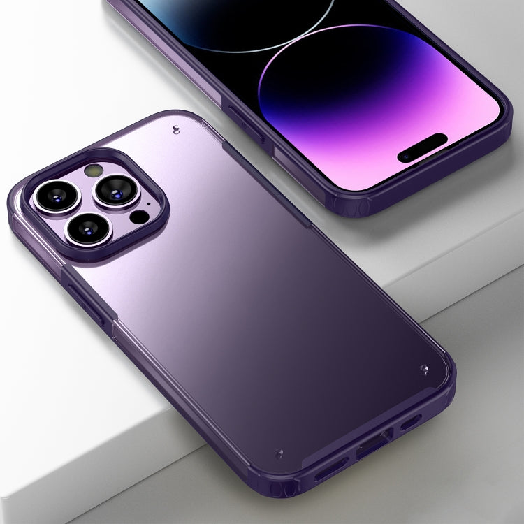For iPhone 14 Pro Max Armor Frosted Phone Case