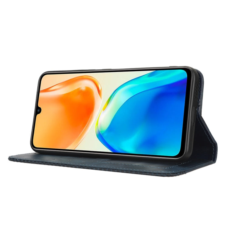 For vivo V25 5G /  X80 Lite Magnetic Buckle Retro Texture Leather Phone Case