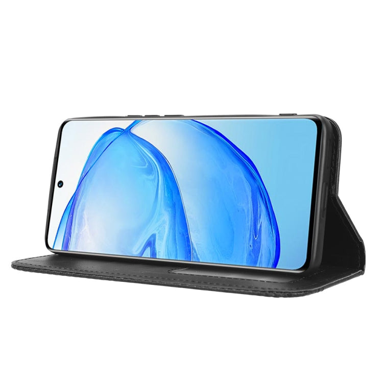 For vivo V25 Pro / S15 Pro Magnetic Buckle Retro Texture Leather Phone Case