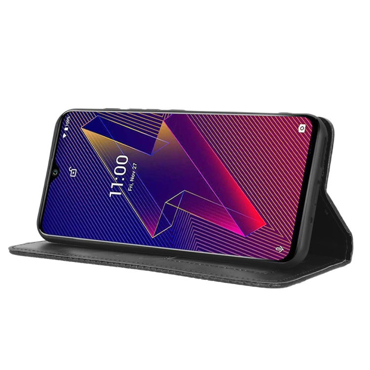 For Wiko Power U20 / U10 Magnetic Buckle Retro Texture Leather Phone Case