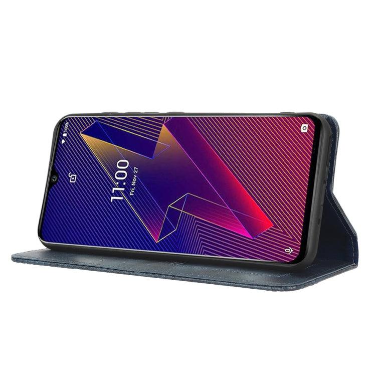 For Wiko Power U20 / U10 Magnetic Buckle Retro Texture Leather Phone Case
