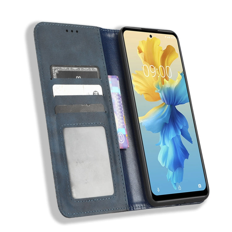 For Infinix Hot 11 2022 X675 Magnetic Buckle Retro Texture Leather Phone Case