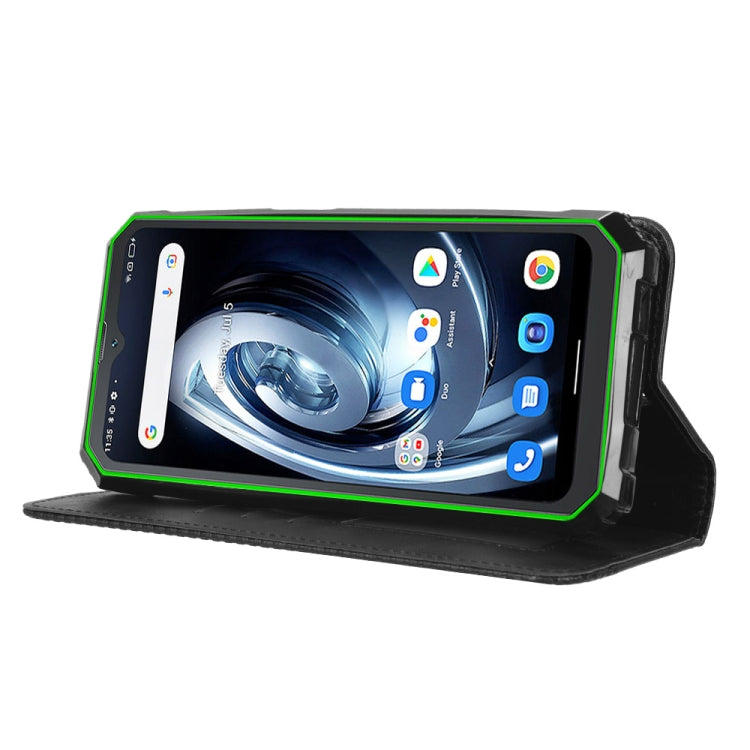 For Blackview BV7100 Magnetic Buckle Retro Texture Leather Phone Case