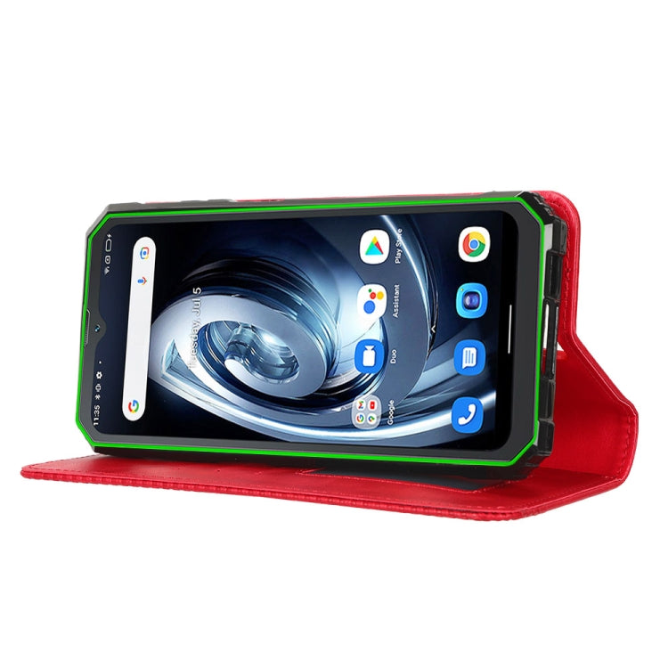 For Blackview BV7100 Magnetic Buckle Retro Texture Leather Phone Case