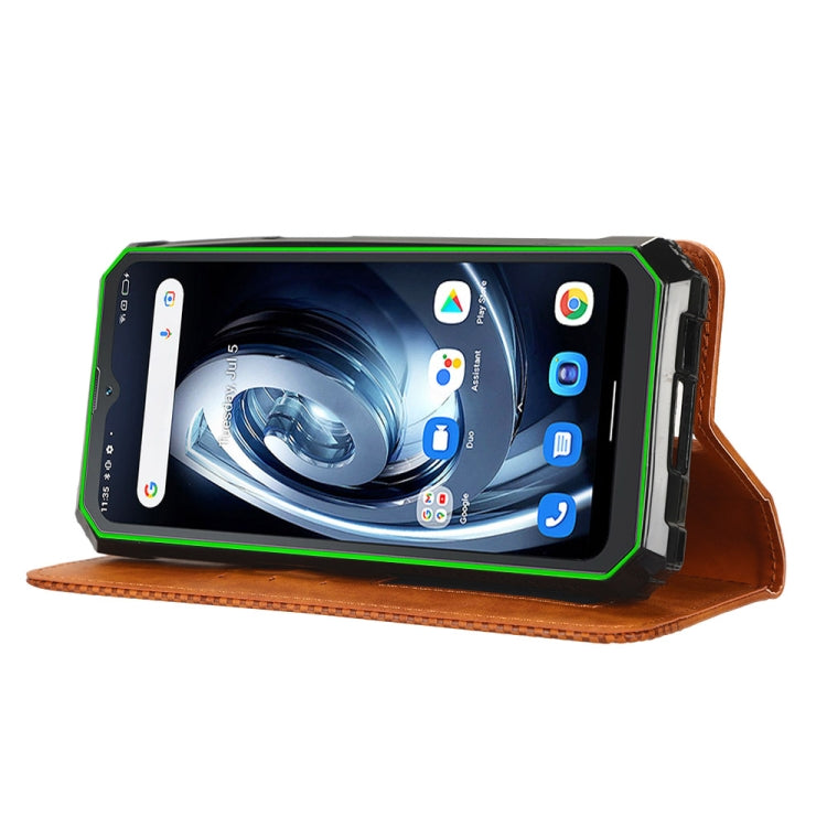 For Blackview BV7100 Magnetic Buckle Retro Texture Leather Phone Case
