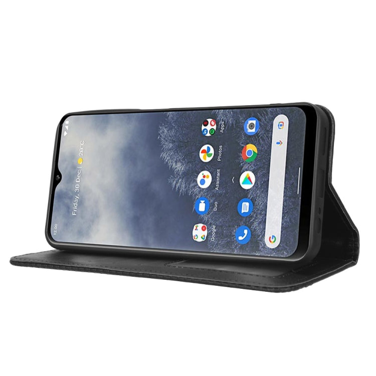 For Nokia G60 5G Magnetic Buckle Retro Texture Leather Phone Case
