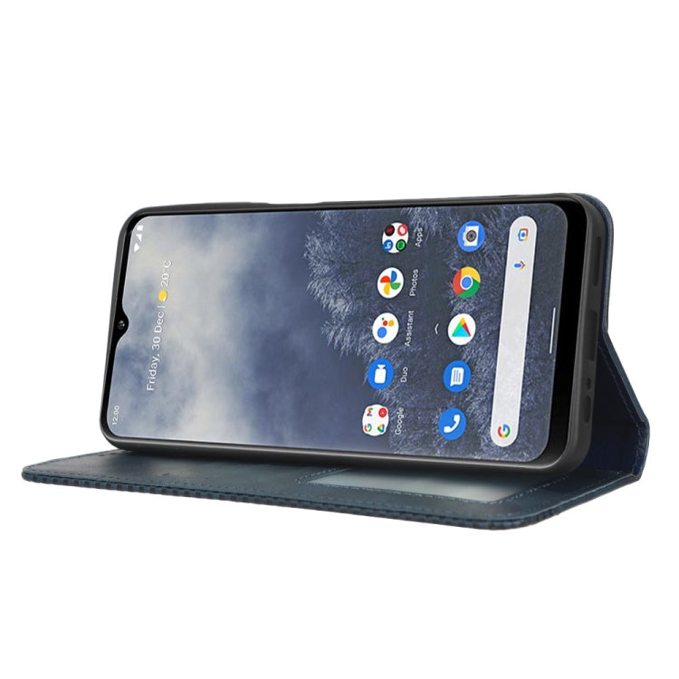 For Nokia G60 5G Magnetic Buckle Retro Texture Leather Phone Case